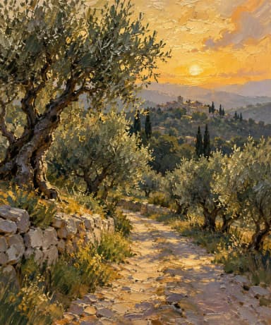 Painterly artwork direction